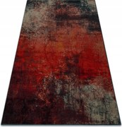 Nappali szőnyeg gyapjú Omega Togo absztrakt piros Dörzsölt 170x235 cm