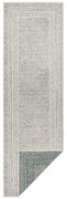 Berlin zöld-fehér kültéri futószőnyeg, 80x250 cm - Ragami