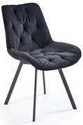 K519 forgatható étkezőszék fekete