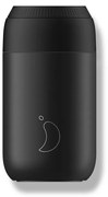 Termobögre Chilly's Bottles - fekete lyuk 340ml,  Series 2 kiadás