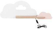 LED gyerekszoba fali lámpa polccal CLOUD LED/5W/230V fehér/rózsaszín