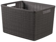 Curver Tárolókosár JUTE XL, szürke