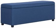 kék poliészter pad tárolórekesszel 116 cm