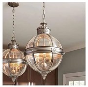 Feiss FE-ADAMS-3P-ANL - Csillár láncon ADAMS 3xE14/60W/230V bronz