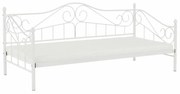 Egyszemélyes ágy 90 cm Danina (fehér) (ágyráccsal). 1016020
