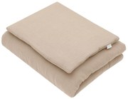 New Baby muszlin szett töltettel bézs, 80 x 70 cm