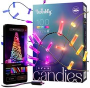 Twinkly TWKC100RGB-G - LED RGB Dimmelhető karácsonyi lánc 100xLED 8 m USB Wi-Fi
