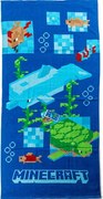 Minecraft Aquatic fürdőlepedő, strand törölköző 70x140cm