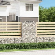 vidaXL gabion kosár fedéllel horganyzott drótból 150 x 100 x 30 cm