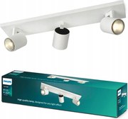 Mennyezeti lámpa Falra szerelhető reflektor 3x GU10 fehér Runner Philips