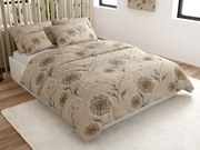 Krepp ágynemű PAMPELINO BLEND világosbarna Ágyneműhuzat mérete: 70 x 90 cm | 140 x 200 cm