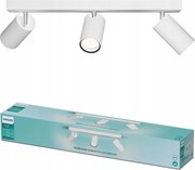 Fürdőszobai mennyezeti lámpa IP44 3x GU10 Led Spot reflektor Idris Philips