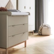 Bézs pelenkázó feltét Miloo – Pinio