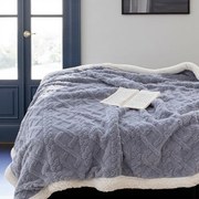 Meleg bárány takaró Homa KOBELA BLUEGREY