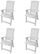 Osnat összecsukható kerti szék Fehér - 4db SX