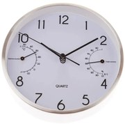 Fali óra hőmérséklet- és páratartalommérővel 15 cm
