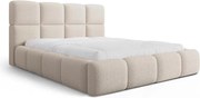 Cloud kárpitozott ágy 180x200 ágyneműtartóval - bézs bouclé Quelle 03