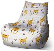 Bean babzsák tigriske - gyerek, színes