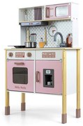 Milly Mally Bjorn Rózsaszín Fa Játékkonyha Gyerekeknek