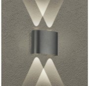 Brilagi - FLAREBOX LED kültéri fali lámpa LED/4W/230V, antracit, IP65