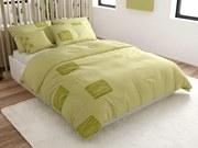 Mikroszatén ágyneműhuzat CALVYNA, világoszöld Ágyneműhuzat mérete: 70 x 90 cm | 140 x 200 cm