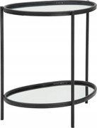 Asztal tükörlapokkal, 58 x 53 x 37 cm