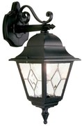 Elstead NR2-BLK - Kültéri fali lámpa NORFOLK 1xE27/100W/230V IP43