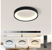 Brilagi - FALCON MODERN LED dimmelhető mennyezeti lámpatest LED/30W/230V 40 cm fekete +távirányító