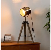 Atmosphera - Asztali lámpa EBOR 1xE14/25W/230V fenyő/réz 121563