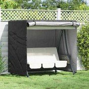 Kültéri bútor takaró Fekete 175 x 125 x 160 cm 420D szövet