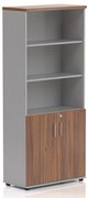 Magas szekrény Visio LUX 80 x 38,5 x 183,5 cm, dió
