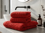 Classic törölköző 50 x 100 cm piros, 100% pamut