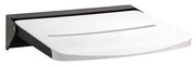 Zuhanyülőke 46,2x12 cm fekete/fehér
