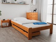 ADA ágy 90x200 cm, égerfa Ágyrács: Léces ágyrács, Matrac: Somnia matrac 18 cm