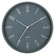 Karlsson 5988GR design falióra szürke, átmérő 30cm
