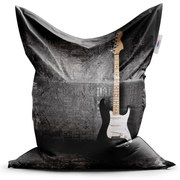 Classic babzsák gitár - gyerek, szürke