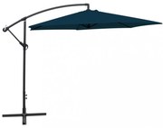 kék konzolos kerti napernyő 3 m