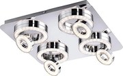 Leuchten Direkt 14522-17 - LED Spotlámpa TIM 4xLED/2,8W/230V + 4xLED/3,1W