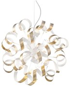 Ideal Lux - Csillár zsinóron VORTEX 6xE14/40W/230V átm. 53 cm arany/patinás