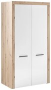 Gardrób Szekrény Tölgy/Fehér Színben GAMA 100 cm