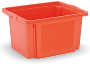 Narancssárga műanyag tárolódoboz 42x35x23 cm H-Box S – KIS