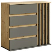 DERIS szekrény, tölgyfa Artisan