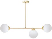 Csillár rúdon FIRA 3xE27/60W/230V arany