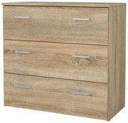 GARBO 3 komód, sonoma tölgy