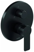Duravit DC5210012046 – D-CODE kádcsaptelep rejtett (falba süllyesztett) beépítéshez, matt fekete