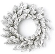 Fehér Lucfenyő Adventi Koszorú 50cm