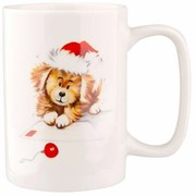 Altom Xmas Dog D porcelán bögre , 300 ml