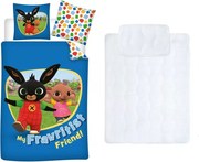 Bing gyerek, ovis ágyneműhuzat és paplan/párna szett 100x135 cm 40x60 cm (Fravritist)