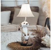 Happy Lamps - LED Asztali gyereklámpa EDDIE LED/5,4W/230V szurikáta