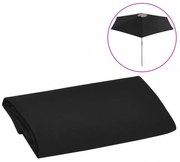 fekete kültéri napernyőponyva 300 cm